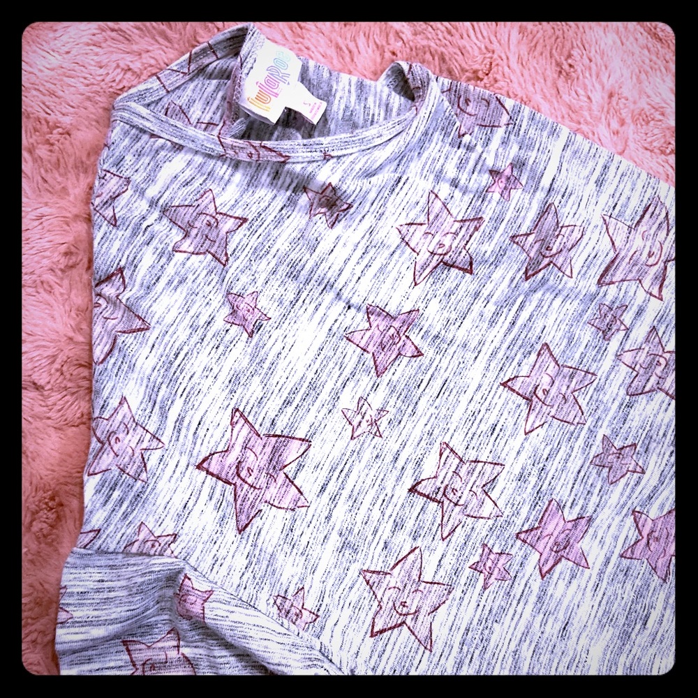 2/$15 LulaRoe Gray and Pink Tunic